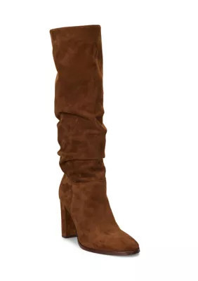 Lauren Ralph Lauren Women's Artizan Suede Tall Boots, Brown, 10M | Belk