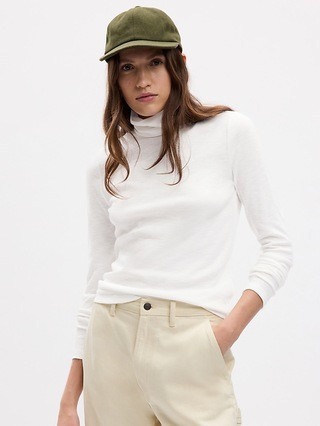 Essential Rib Turtleneck T-Shirt | Gap (US)