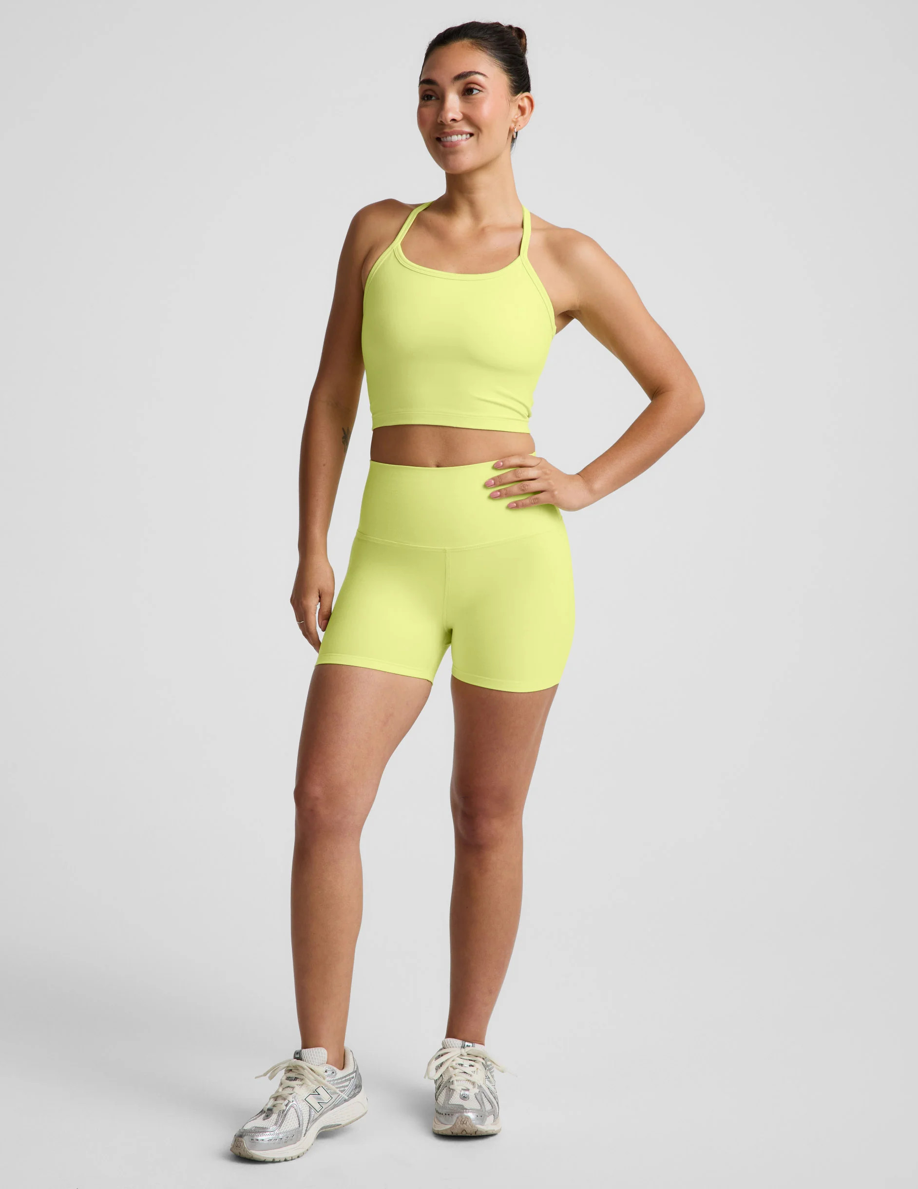Women's 3" Spacedye\u2122 Shorts - Electric Lime | Beyond Yoga | Beyond Yoga