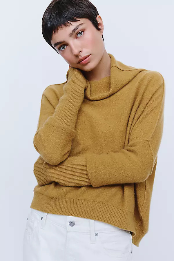 100% Cashmere Turtleneck Sweater | Anthropologie (US)
