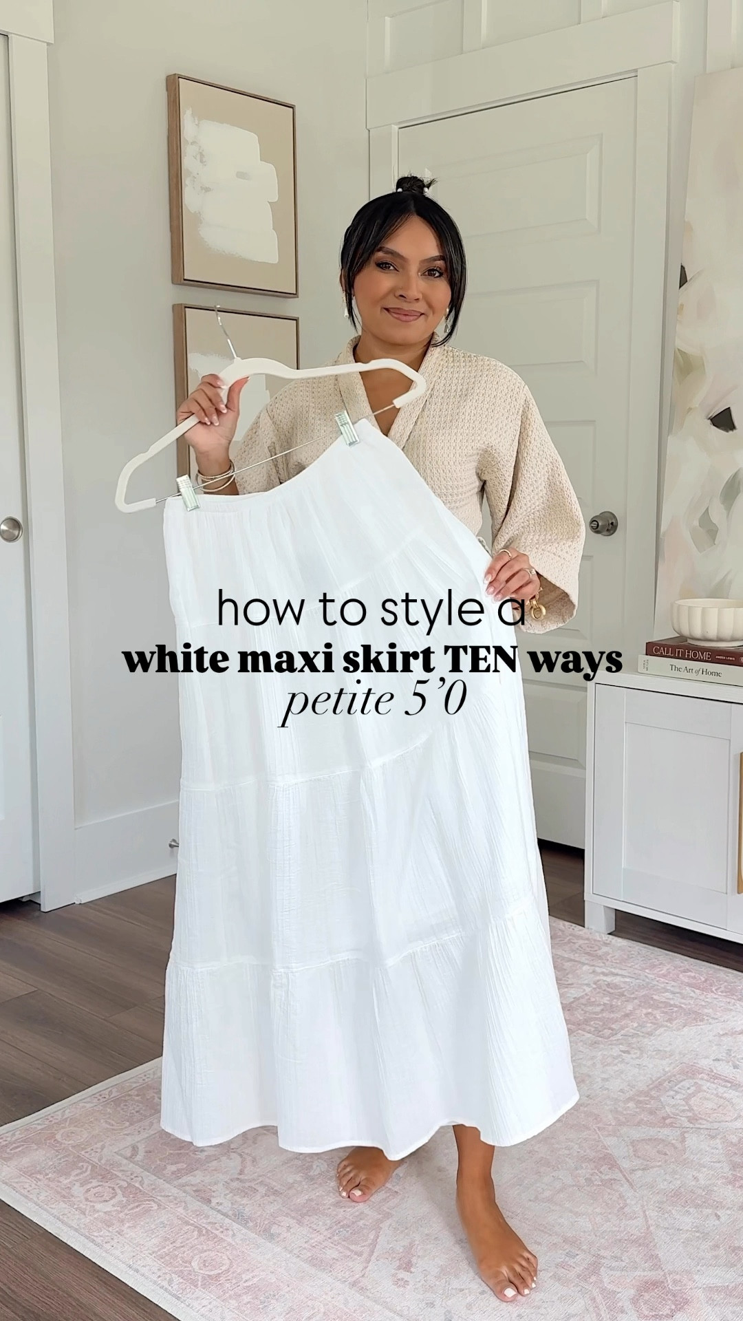 How to style a white maxi skirt ten ways!
For reference: I’m 5’0, 32b bra size, and 2/26 in bottoms, pear shaped. 
*Everything I share is unaltered! TTS means true to size 


Denim vest size - small (this is a set that comes with shorts) TTS
White maxi skirt size - xs TTS 
Brown sandals - old, similar linked 

Red top size xs petite TTS
White maxi skirt size - xs TTS 
Black sandals size 5.5 TTS

White linen vest top size xxs petite
White maxi skirt size - xs TTS 
Gold heels size 5 TTS

Blue peplum top size 00 TTS
White maxi skirt size - xs TTS 
Gold flip flops size 6 - fits like a 5.5

Olive green jacket size xs petite - roomy fit
White maxi skirt size - xs TTS 
Brown sandals - old, similar linked 

Brown bodysuit size xxs TTS
White maxi skirt size - xs TTS 
Belt size xs TTS 
Clear wedges size 5 TTS 

Tan camel sweater size xs TTS
White maxi skirt size - xs TTS 
Brown sandals size 5 TTS

Black stripe tank size xxs regular TTS
White maxi skirt size - xs TTS 
Red flats - old, similar linked

Denim jacket - old, similar linked
White tank size - xs petite TTS
Brown belt size xs TTS
White maxi skirt size - xs TTS 
Gold flip flops size 6 - fits like a 5.5

Black halter top size xs TTS
White maxi skirt size - xs TTS 
Clear heels size 5 TTS 

How to style
Styling tips
Summer outfits
Petite outfit
Petite top
Petite skirt
Fitted white top
Target
Nordstrom
Loft
 What to wear
Outfit ideas
Rachel Miranda Blog
Honeysweetpetite
Honey Sweet Petite


#LTKStyleTip #LTKSaleAlert #LTKPetite