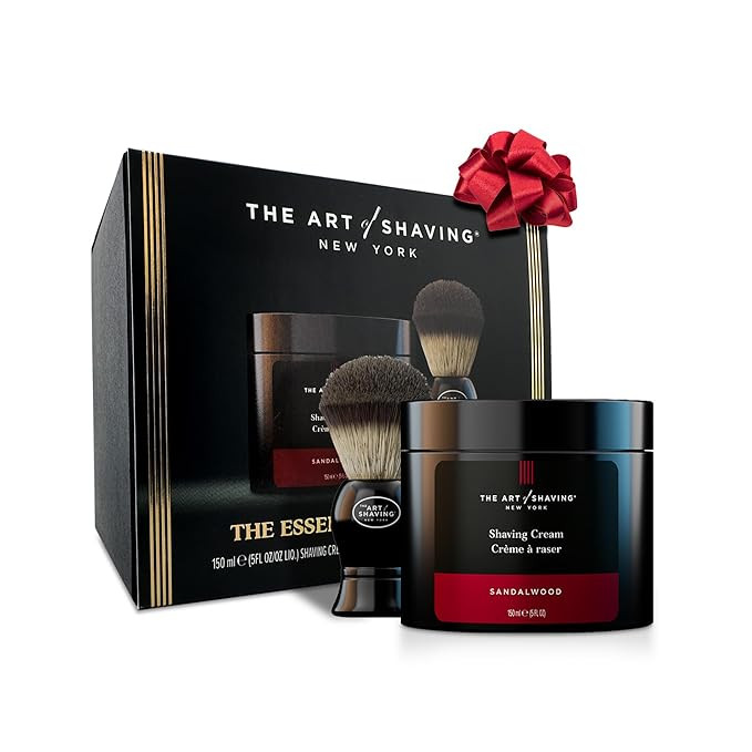 The Art of Shaving Icon Duo Kit – Sandalwood Shaving Cream (5 oz) and Shaving Brush – Prevent... | Amazon (US)