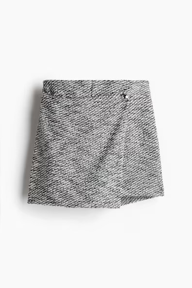 H & M - Wrap Skort - Black | H&M (US + CA)