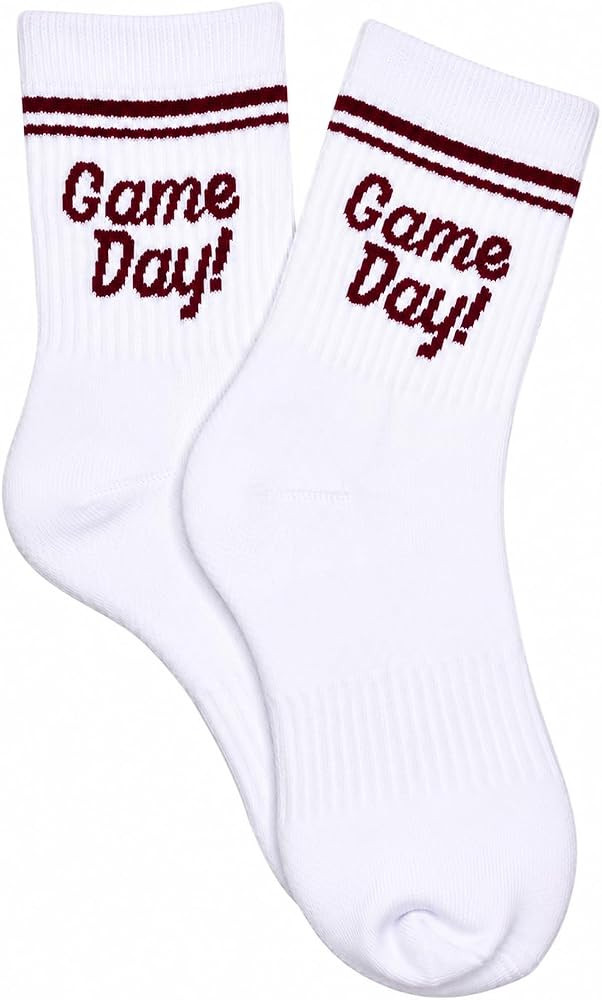 Game Day Socks for Women, Sports Fan Gifts, Team Spirit Socks | Amazon (US)
