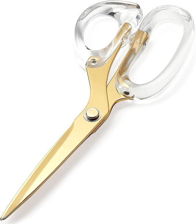 OfficeGoods 9” Stainless Steel Acrylic Scissors for Office and Home - Aesthetic and Sharp All P... | Amazon (US)