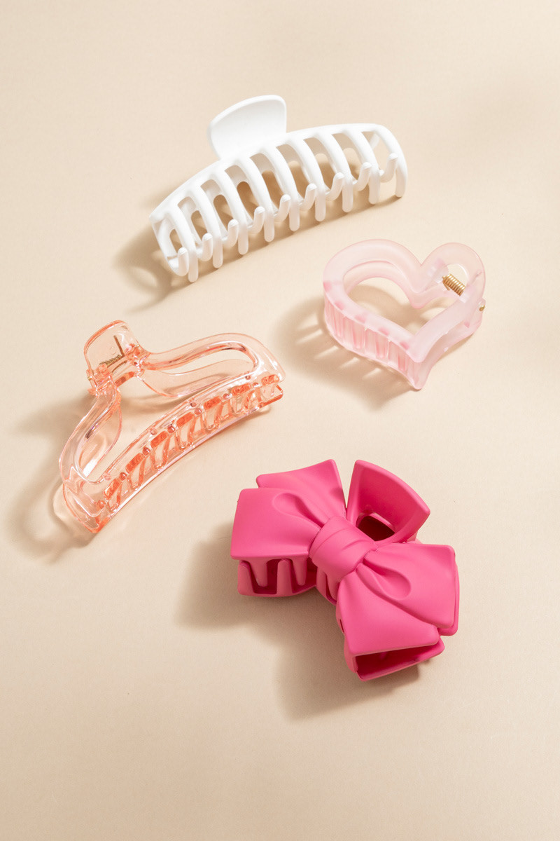 Elena Sweet Treats Mix Style Hair Claw Set | Francesca's