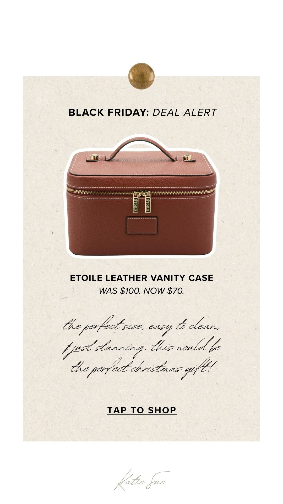 black friday cyber monday deal alert -- love my etoile vanity case!!  

 #LTKCyberWeek #LTKGiftGuide #LTKSaleAlert