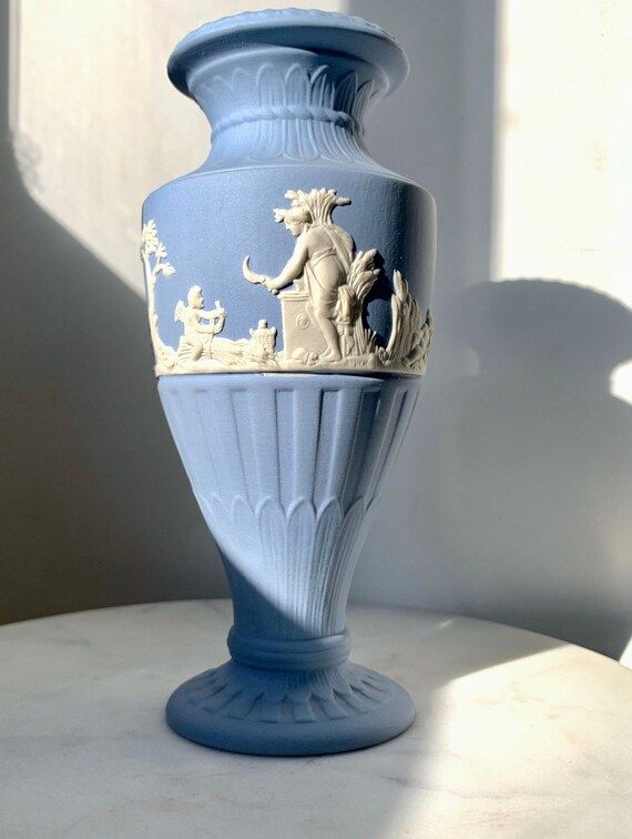 Wedgwood Jasperware Bud Vase  Porcelain Neoclassical Bud Vase | Etsy | Etsy (US)