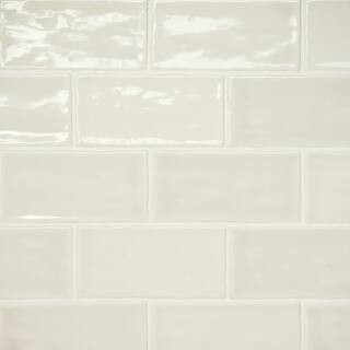 Marin Glossy Sand Dollar (Beige) 2.5 in. x 5 in. Ceramic Subway Wall Tile (5.38 sq. ft./Case) | The Home Depot
