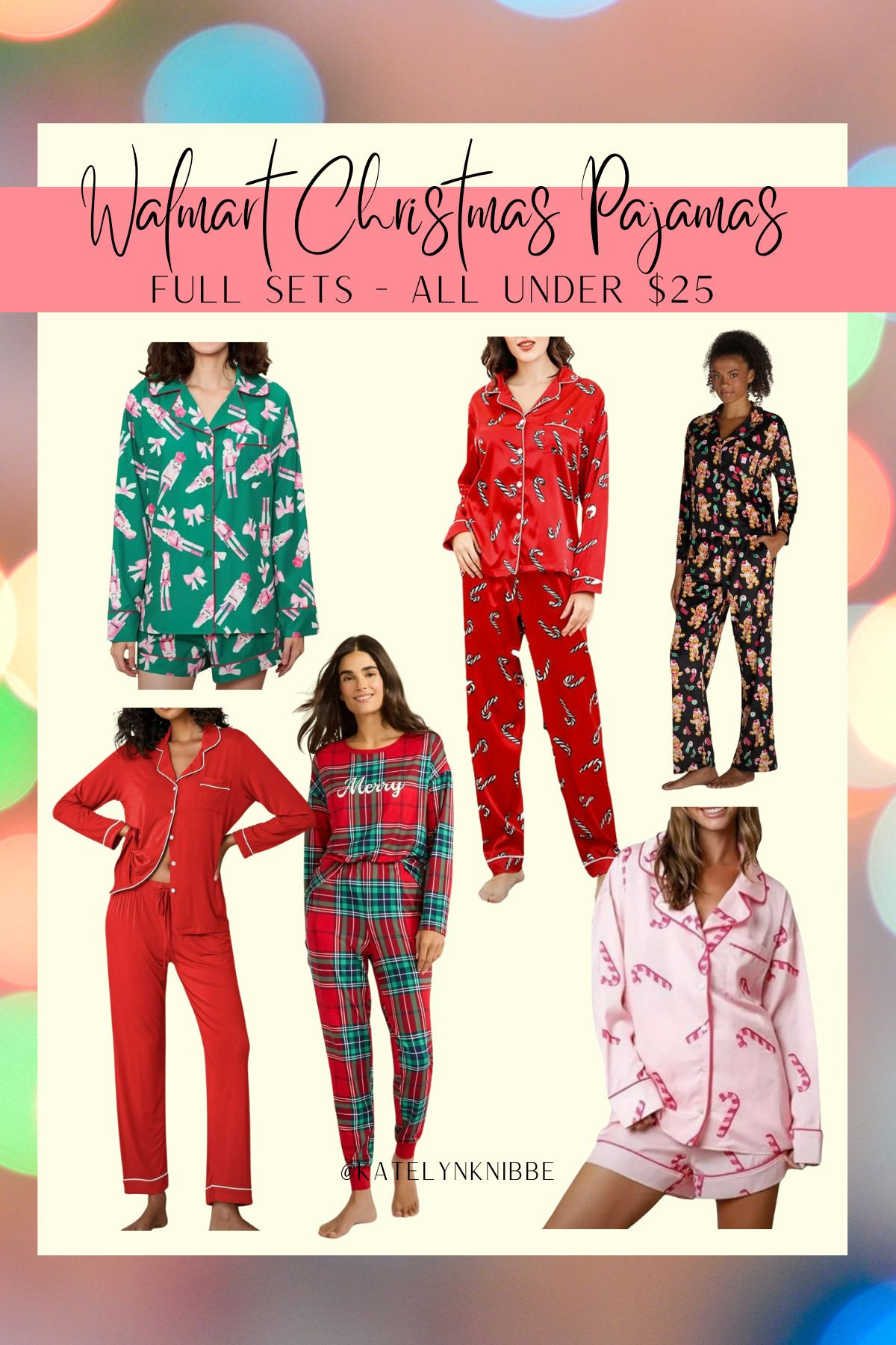 Walmart Christmas pajama sets for less than $25! Long sleeve with shorts or pants available. Lot's of fun holiday prints.

Candy cane pajamas, red holiday pajamas, nut cracker pajamas 

 #LTKHoliday #LTKSeasonal #LTKFindsUnder50
