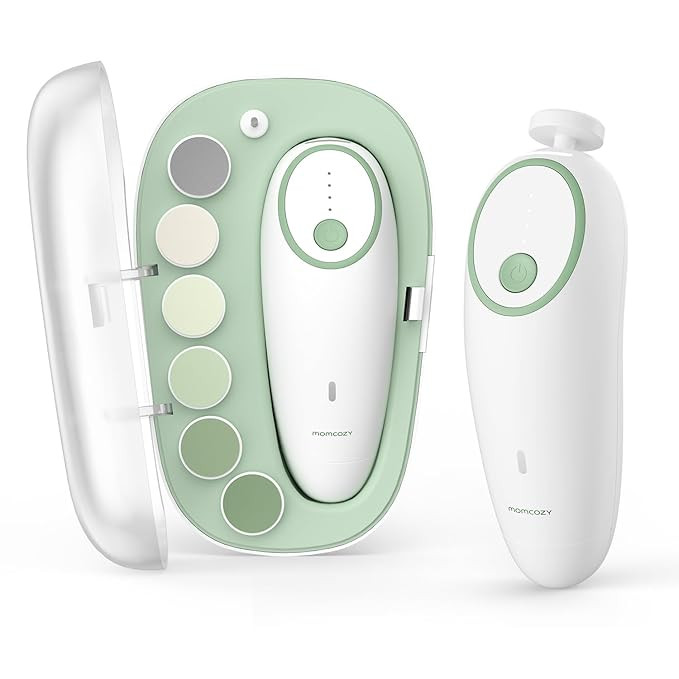 Momcozy Baby Nail File Electric, Gentle Baby Nail Trimmer Electric Rechargeable, Baby Nail Clippe... | Amazon (US)