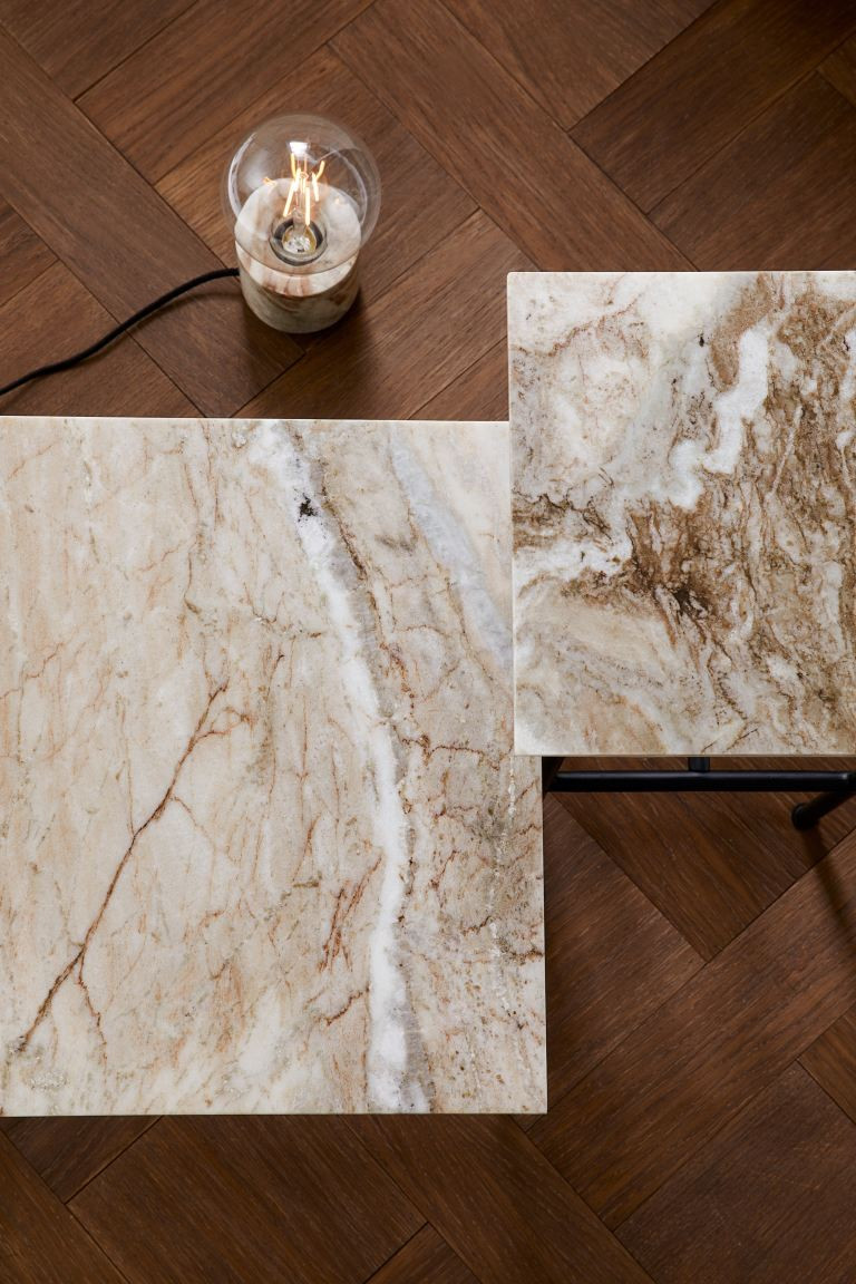 Marble-topped side table | H&M (UK, MY, IN, SG, PH, TW, HK)