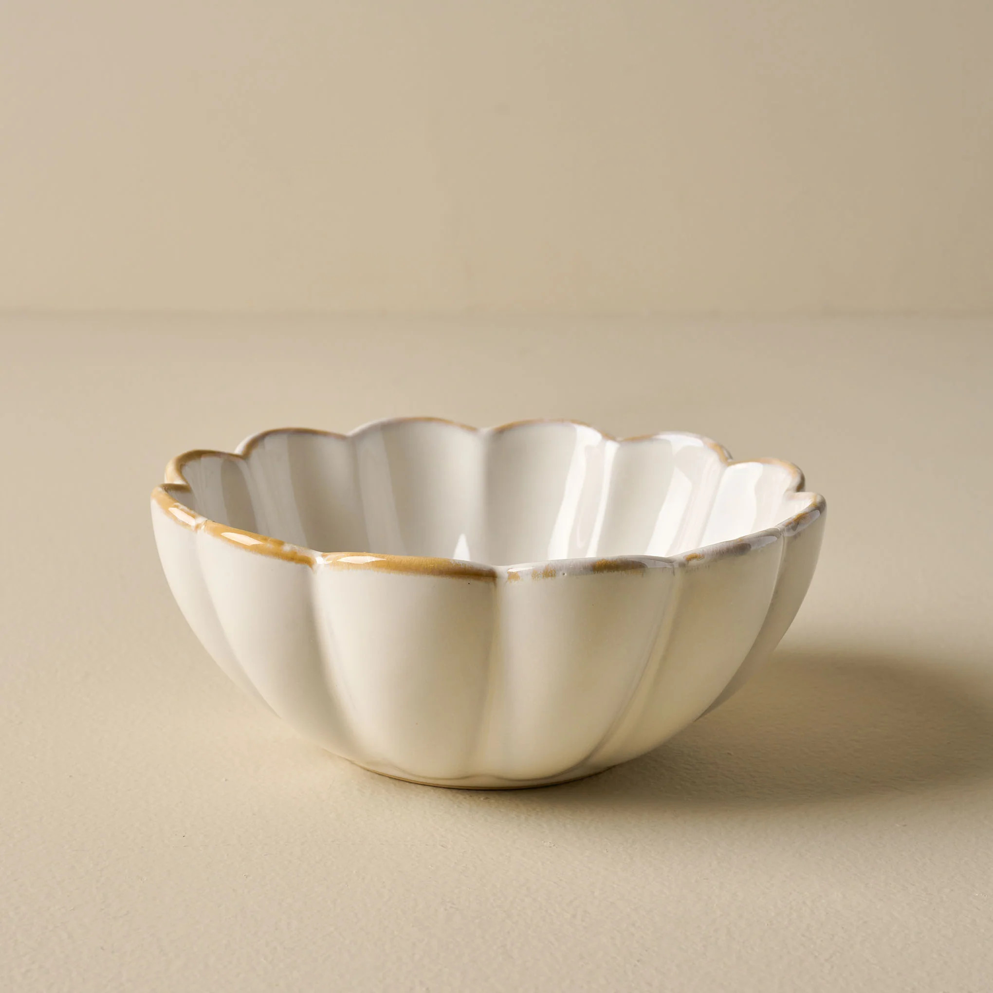 Cream Scalloped Cereal Bowl | Magnolia