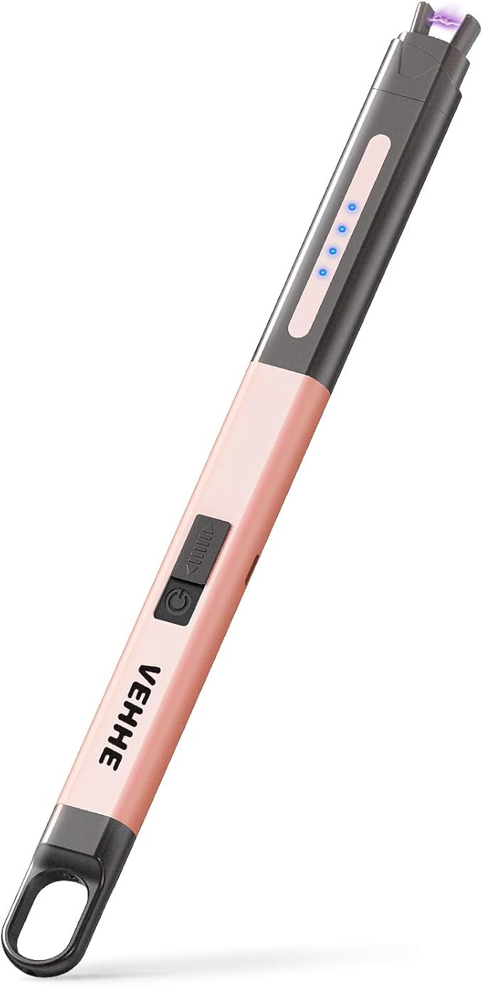 VEHHE Lighter, Candle Lighter, Electric Lighter Rechargeable USB Lighter, Windproof Flameless USB... | Amazon (US)