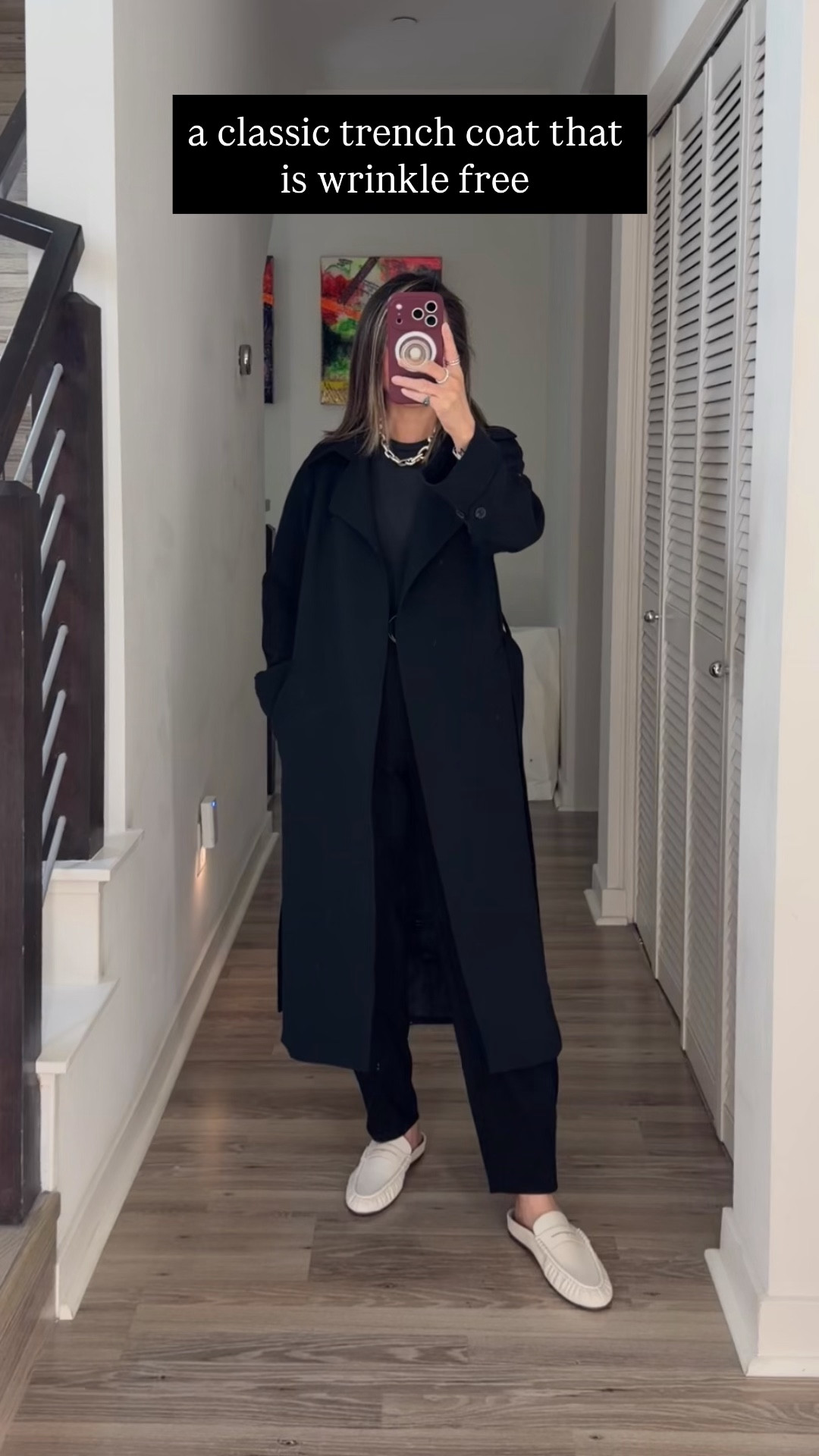 A classic trench coat is that wrinkle free. Perfect for running errands and traveling. Come in a few colors. Runs TTS. 

Trench coat, Aritzia, spring outfit, ootd, The Stylizt 



#LTKdayinmylife #LTKootd #LTKTravel