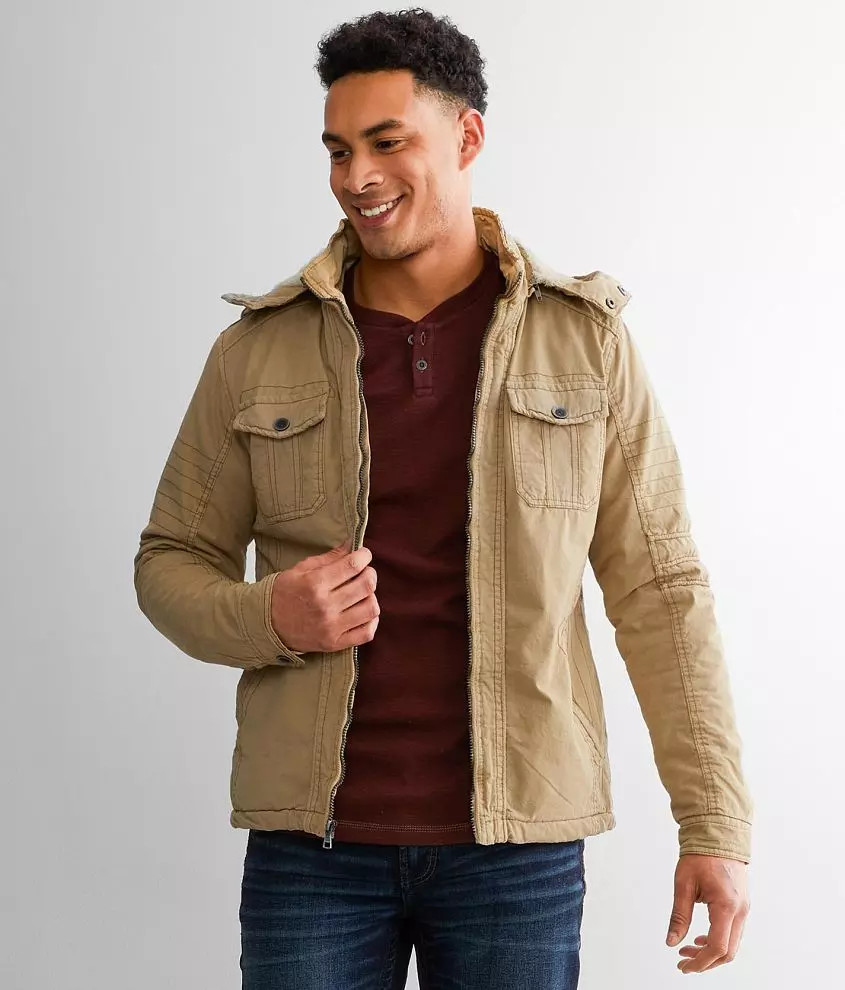 Canvas Hooded Jacket | Buckle
