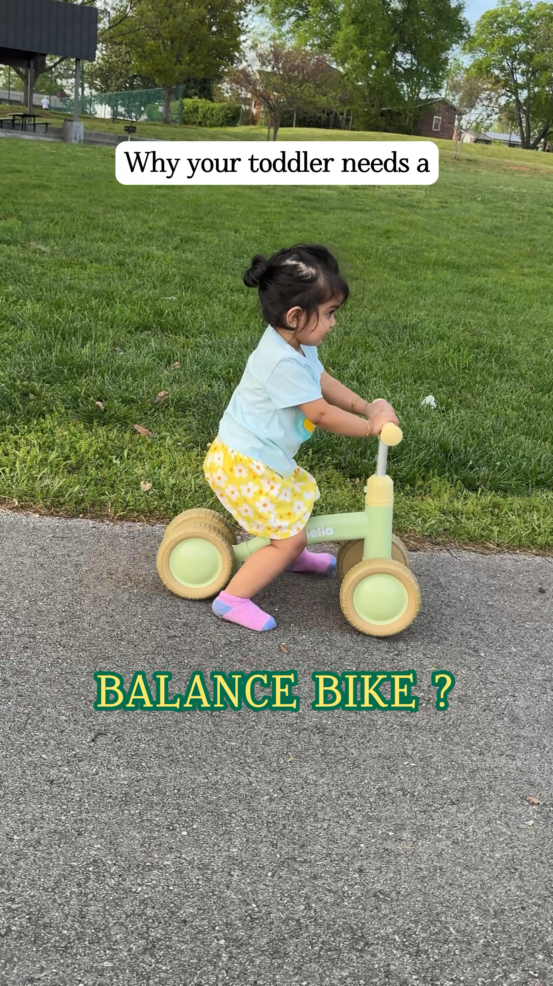 Balance bikes are bicycles without pedals, instead children guide the bikes with their feet. Balance bikes are designed to help toddlers focus on STEERING and BALANCING. 

Introducing babies to balance bikes has many benefits. These bikes help improve coordination, gross motor skill development and balance, which are essential skills for toddlers. 

#LTKFamily #LTKBaby #LTKSummerSales