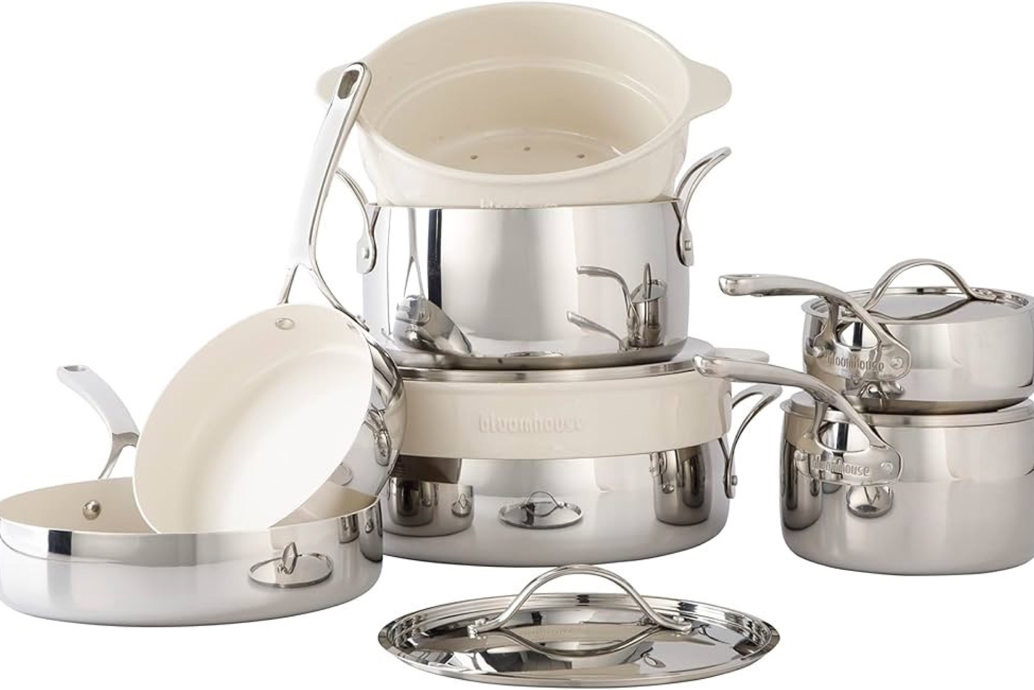 12 piece stainless steel pots & pans set

#LTKhome