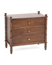 28x16x26 3 Drawer Spindle Dresser | TJ Maxx
