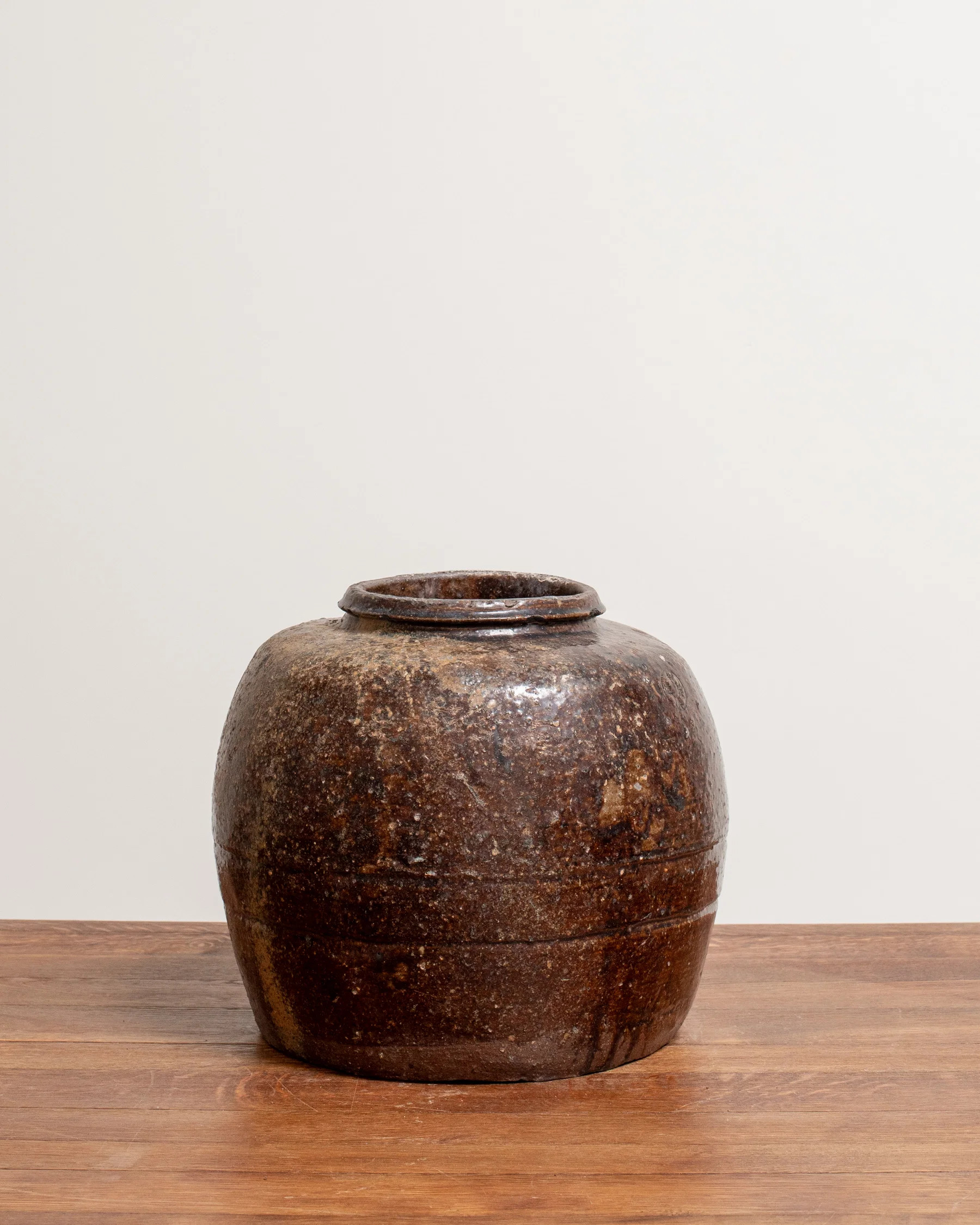Vintage Glazed Vase (L) XXXX | The Vintage Rug Shop