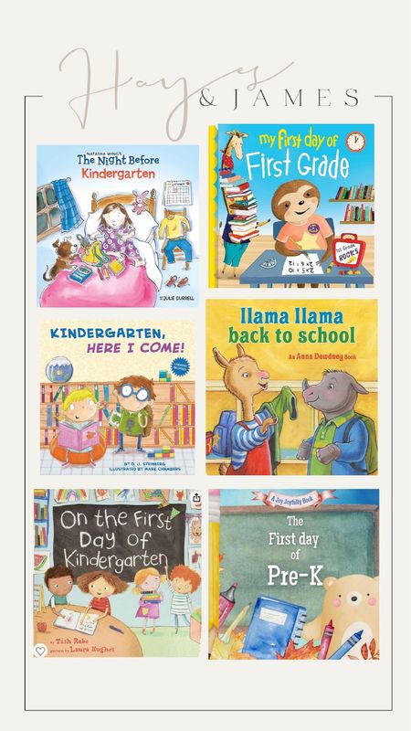 Back to school books for pre-k, kindergarten, & 1st grade  #school #books 

#LTKBacktoSchool #LTKfamily #LTKunder50