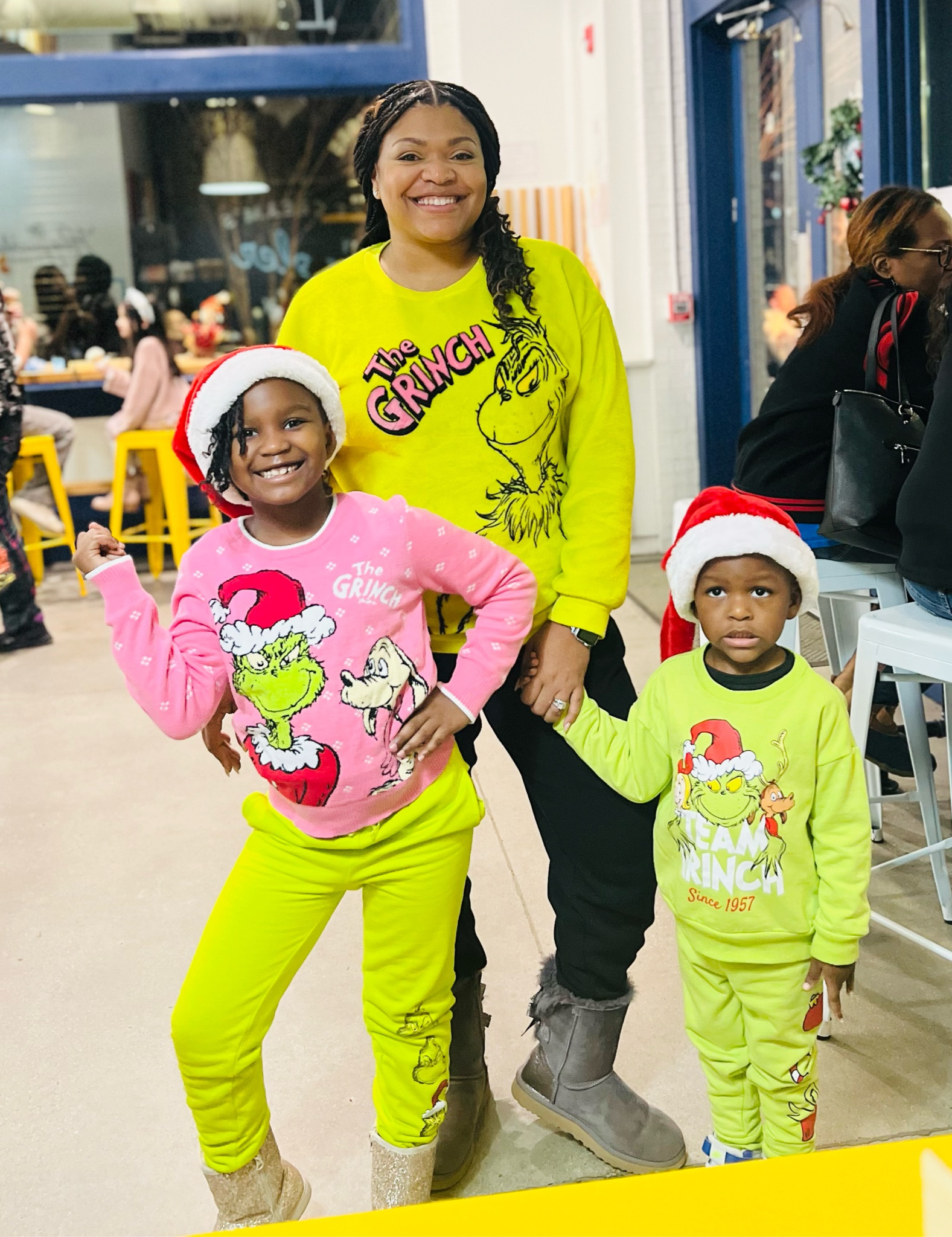 Grinch fits! for the fam! 💚