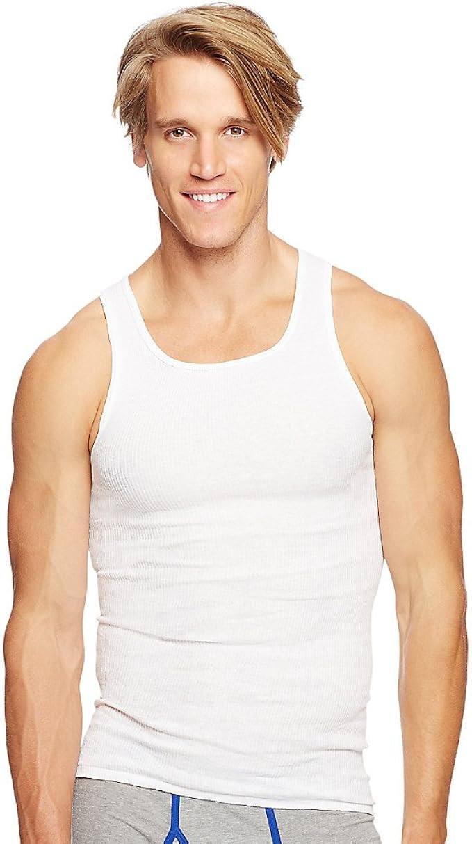 Hanes Ultimate Men's 3-Pack Tagless Tank | Amazon (US)