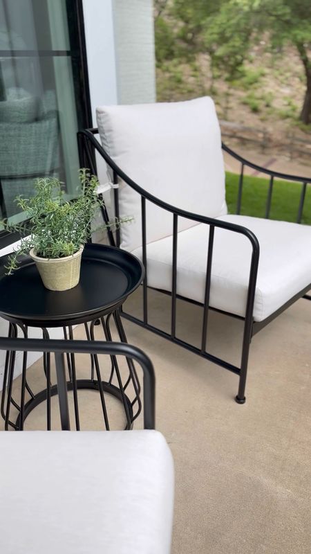 Walmart patio set back in stock! 🙌🏼 This is a look for less for a CB2 set and I love style! Plus they’re comfortable and have held up so well for my this past year!

#LTKSeasonal #LTKhome #LTKstyletip