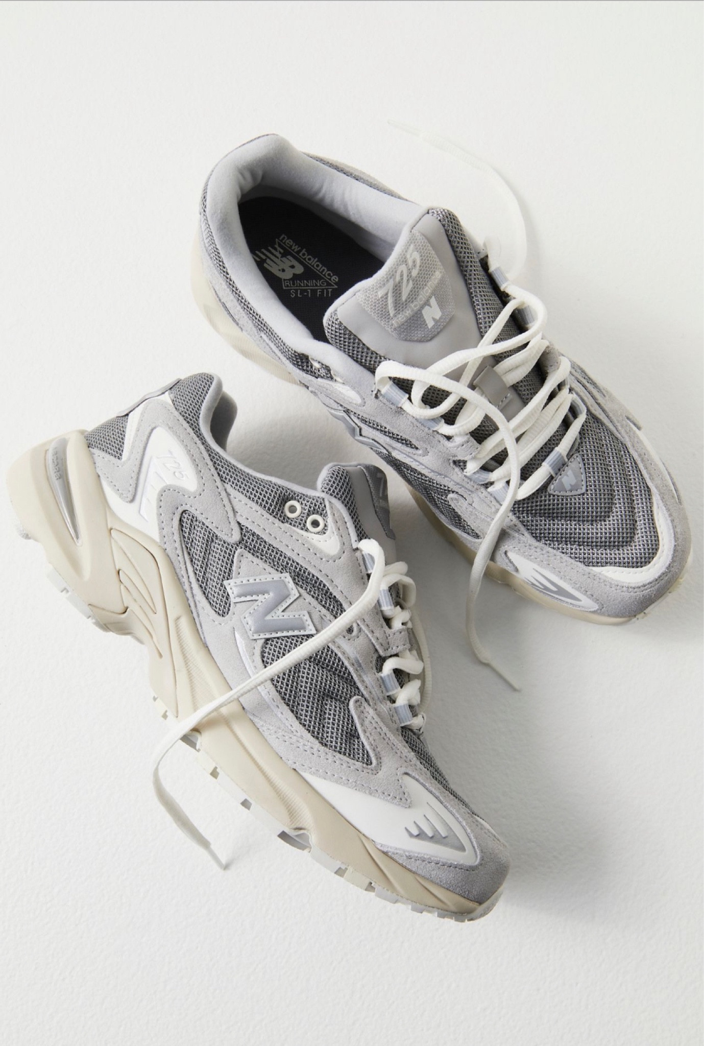 New balances that are fully in stock! I ordered a 6! I love sneakers and have had the HARDEST time finding some gray ones in my size!! 