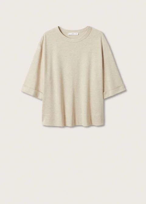 Basic oversize T-shirt | MANGO (UK)