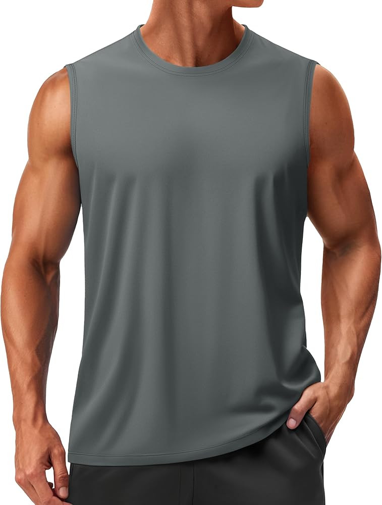 TACVASEN Men's Sleeveless Shirts Quick Dry Tank Tops for Men Sun Protection UPF 50+ Athletic Gym ... | Amazon (US)