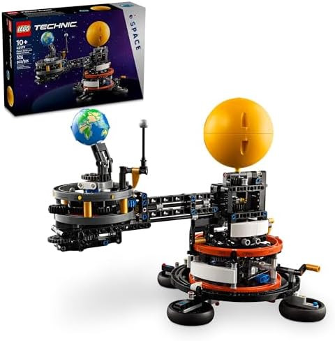LEGO Technic Planet Earth and Moon in Orbit Building Set, Outer Space Birthday Gift for 10 Year O... | Amazon (US)