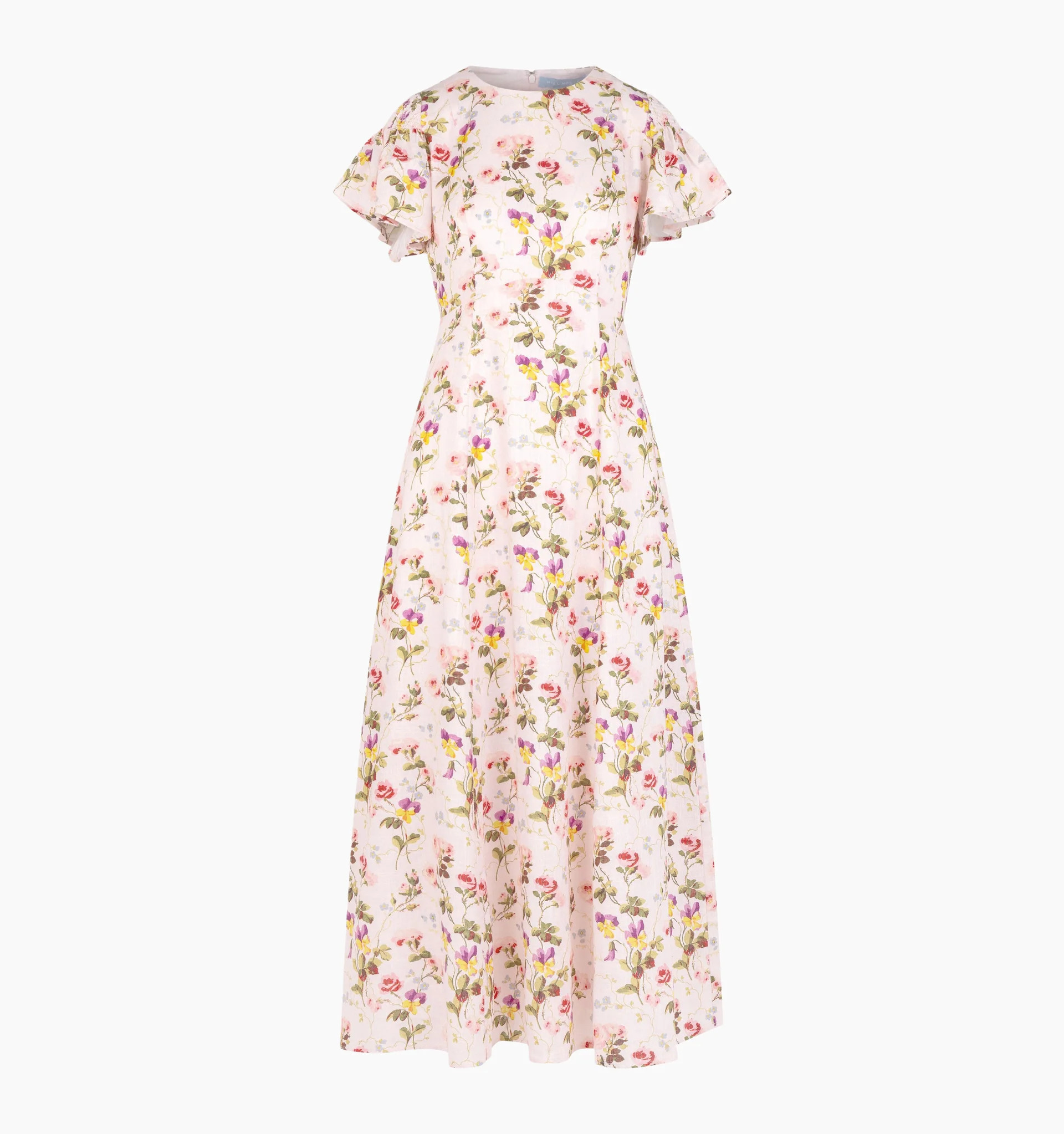 The Dominique Dress - Pink Bluebonnet | Hill House Home US