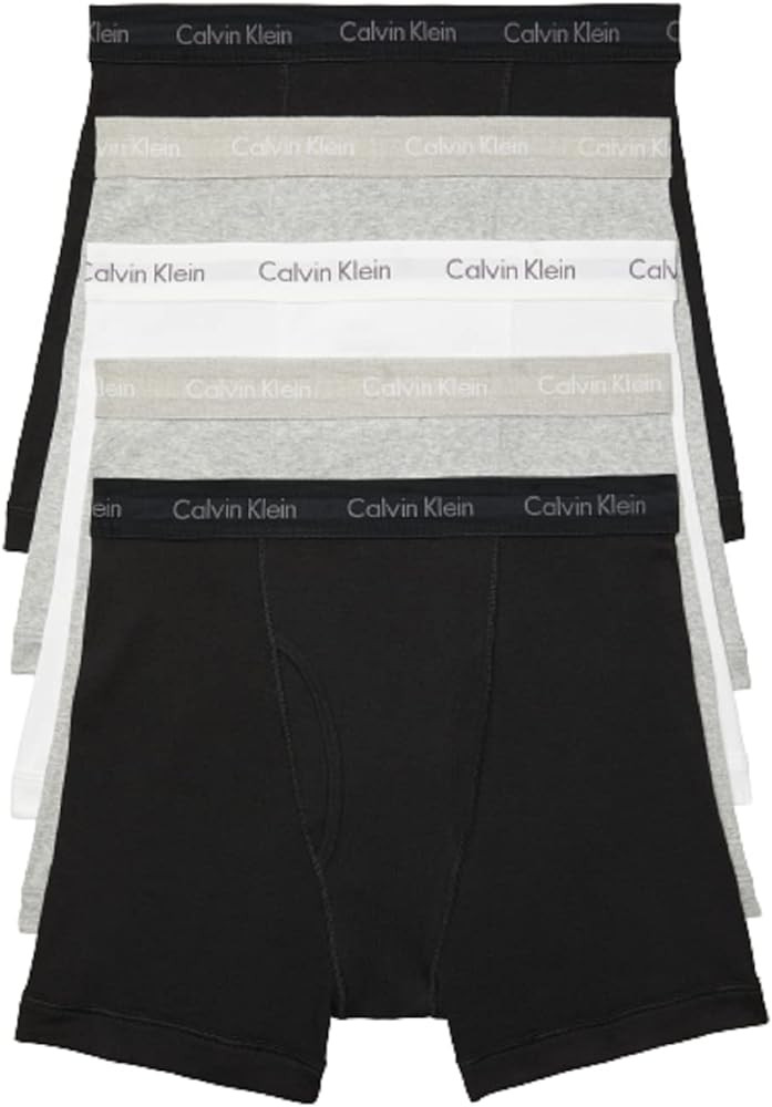Calvin Klein Men's Cotton Classics 5-Pack Boxer Brief | Amazon (US)