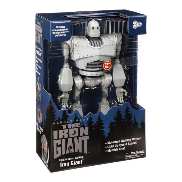 The Iron Giant Light & Sound Walking Robot Toy, 15" | Walmart (US)