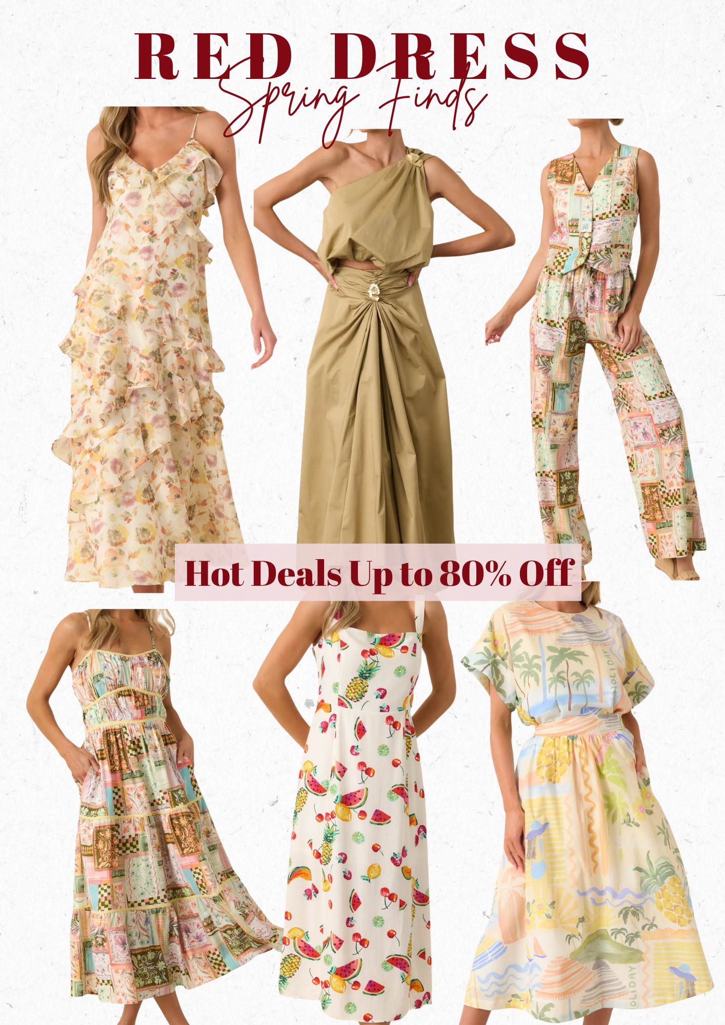 Red dress spring style favorites 

 #LTKootd