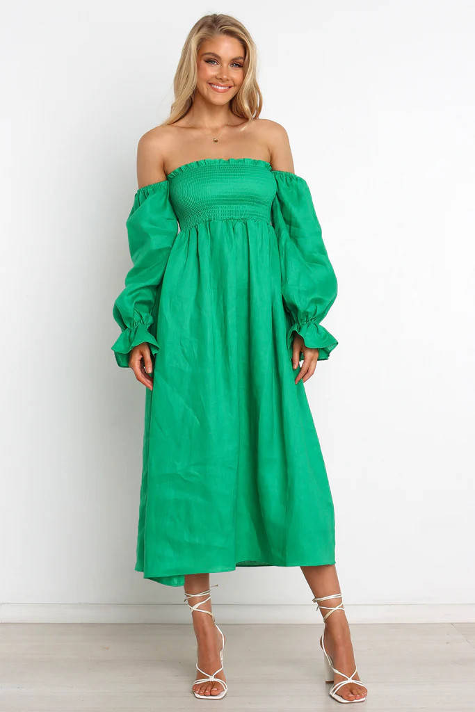 Gabriella Dress - Green | Petal & Pup (AU)
