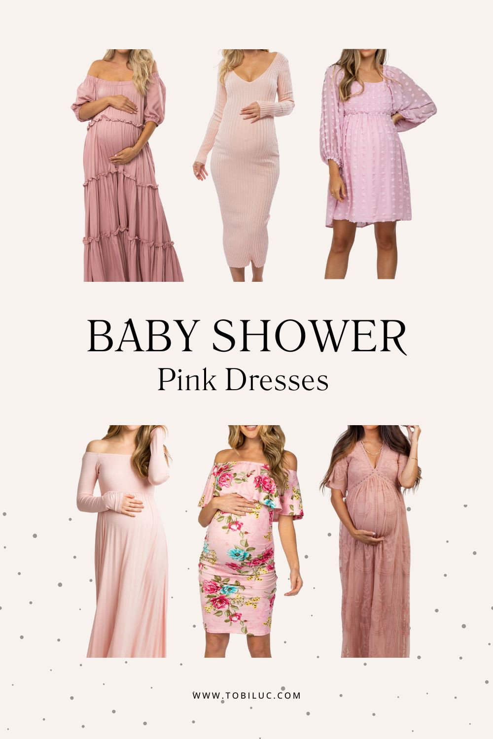 Baby Shower Pink Dresses, PinkBlush, 2025 Inspiration. Long-Sleeve Versions, Neutral Colors, and a Flopral Option. 

 #LTKStyleTip #LTKBaby #LTKBump