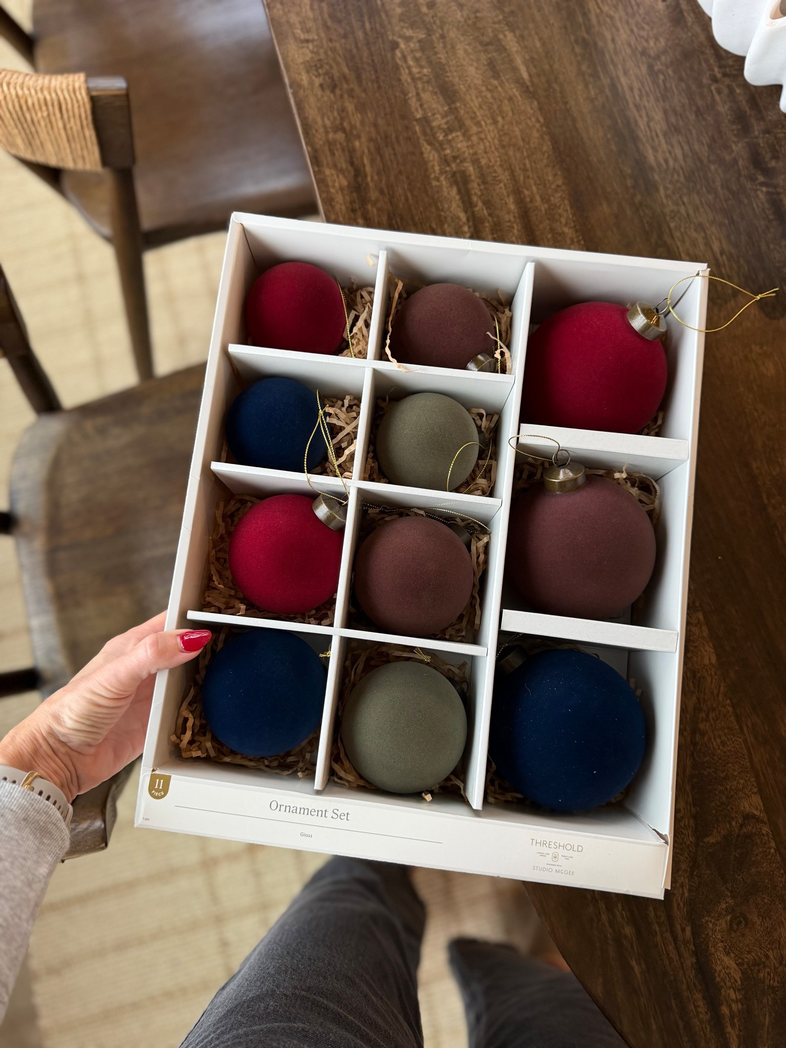 I can’t believe these flocked ornaments are still in stock and they are on sale! The muted tones are so pretty. 😍 

#LTKHome #LTKHoliday #LTKSaleAlert