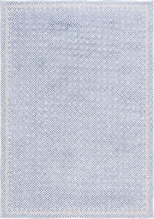 SAFAVIEH Continental Collection Area Rug - 6'7" x 9', Blue & Beige, Design, Non-Shedding & Easy C... | Amazon (US)