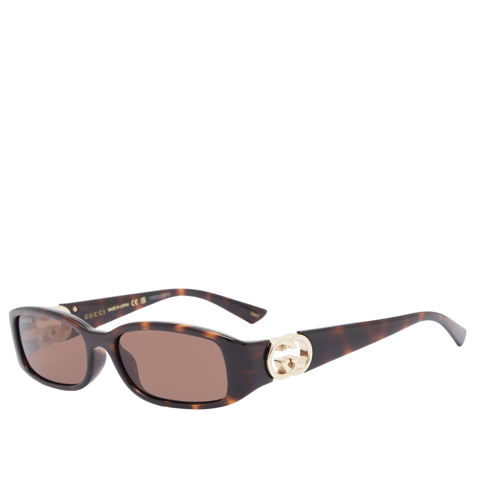 Gucci Women's Hailey Sunglasses in Havana/Brown | END. Clothing