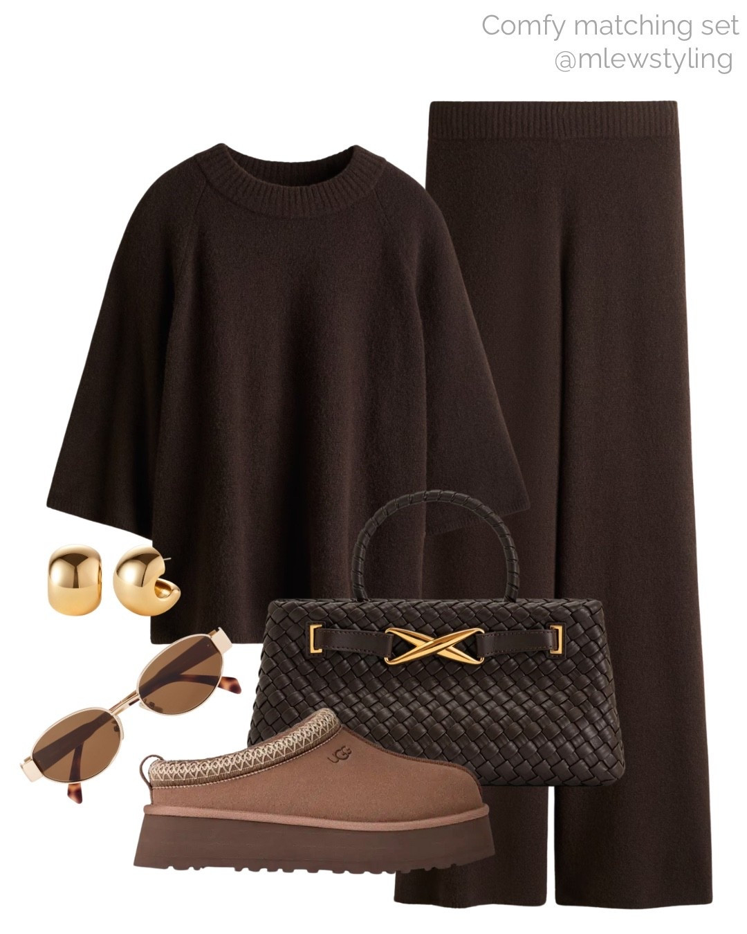 Chocolate brown matching set 🍫

New-in h&m knit co-ord, Ugg tazz boots, Celine sunglasses, airport outfit, weekend look, autumn outfit, late summer lock, back to school, neutral aesthetic, airport outfit 

#LTKTravel #LTKShoeCrush #LTKautumn