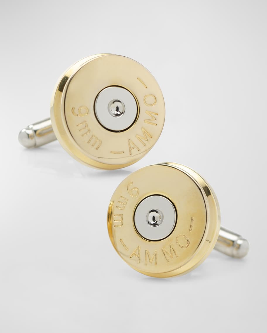 Cufflinks Inc. Men's Two-Tone Bullet Cufflinks | Neiman Marcus