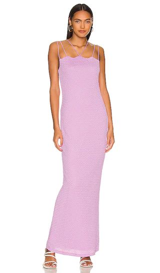 Angie Maxi Dress in Soft Lavender | Revolve Clothing (Global)