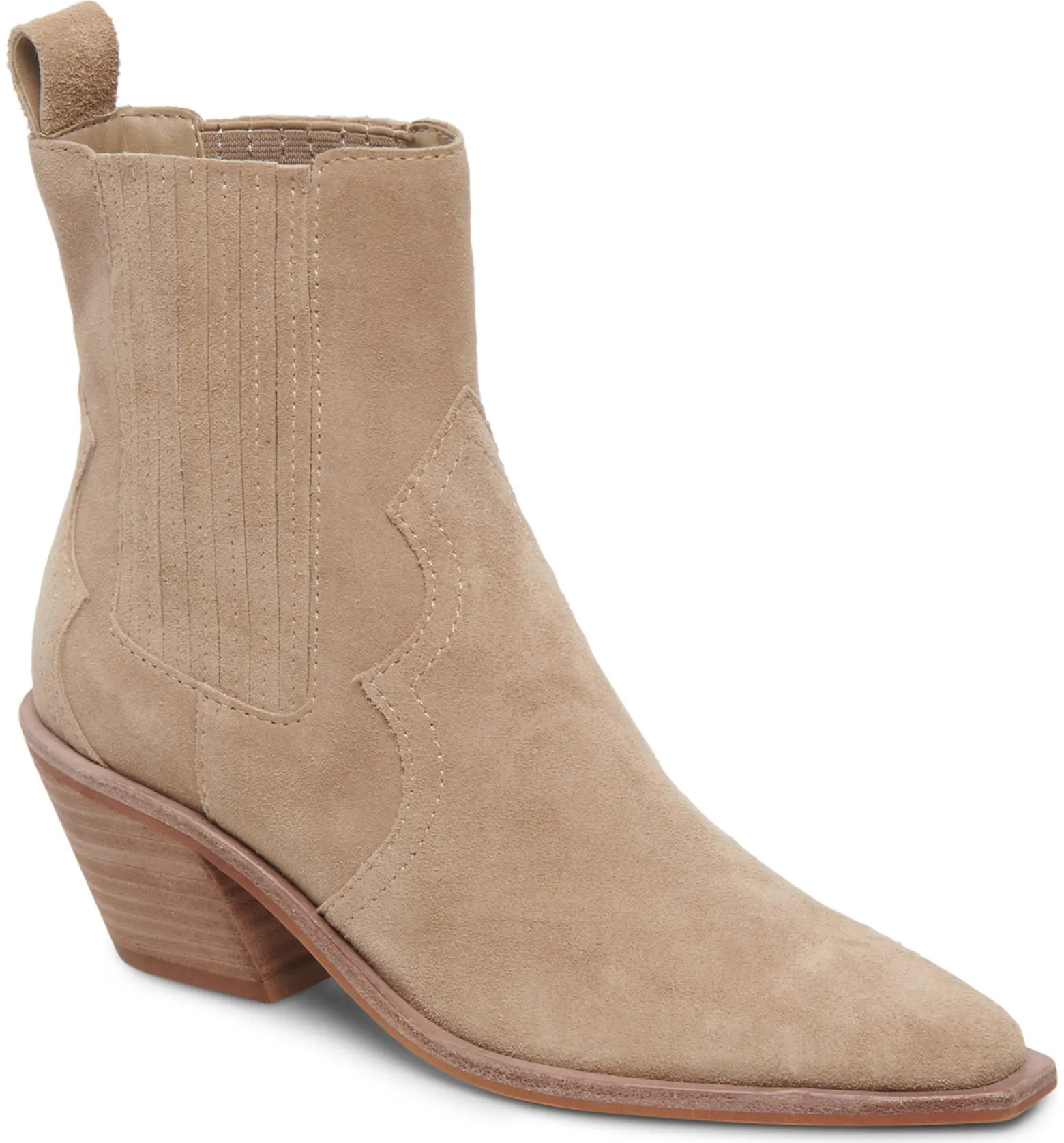 Dolce Vita Senna Croc Embossed Western Boot (Women) | Nordstrom | Nordstrom