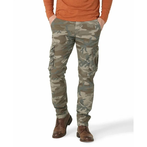 Wrangler Men's Stretch Taper Leg Regular Fit Cargo Pant | Walmart (US)