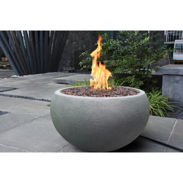 Astrath York Outdoor Fire Pit Table 27 Inches Round Fire Bowl Firepit | Wayfair North America