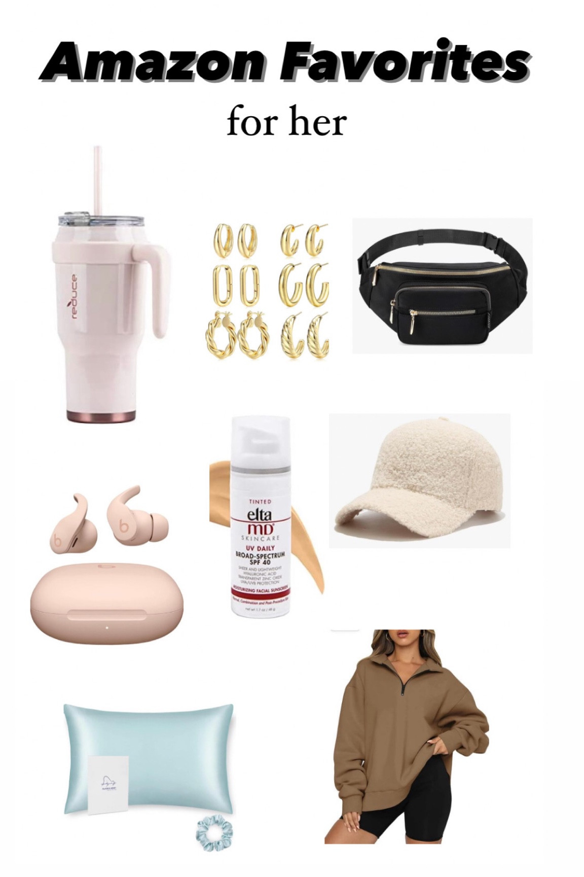 Gift guide for her, amazon favorites, fall outfits, winter outfits, pullover, belt bag, Sherpa hat, gold jewelry 

#winterlooks #winteroutfits #winterstyle #giftguideforher #giftguide #christmas #christmasgifts #fallstyle #falloutfits #under200 #under50 #sunscreen #sherpa #sherpahat #hoodie #pullover #silkpillowcase #shacket #under20 #under100 #under40 #waterbottle #liketkit #ltkgifts #simplestyle #trendystyle #trending #giftideas #giftsforher #giftsformom #giftsforteen #jewelry #goldjewelry #amazonjewelry #amazonfinds #founditonamazon #amazongifts #amazongiftguide

#LTKSeasonal #LTKGiftGuide #LTKHoliday