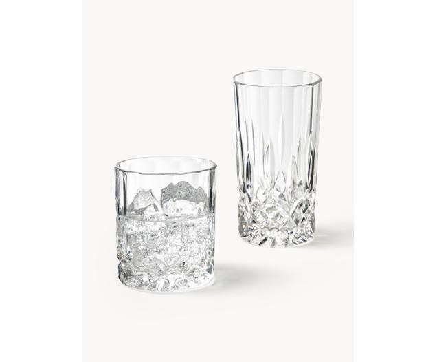 Gläser George mit Kristallrelief, 8er-Set | Westwing EU
