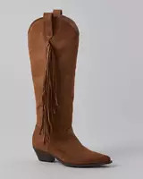 AE Western Fringe Knee High Boot | American Eagle Outfitters (US & CA)
